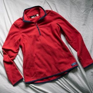 L.L. Bean Women's Soft-Brushed Fitness Fleece Pullover, Quarter-Zip | XS